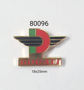 80096 Ducati Wings Lapel Pin / Badge