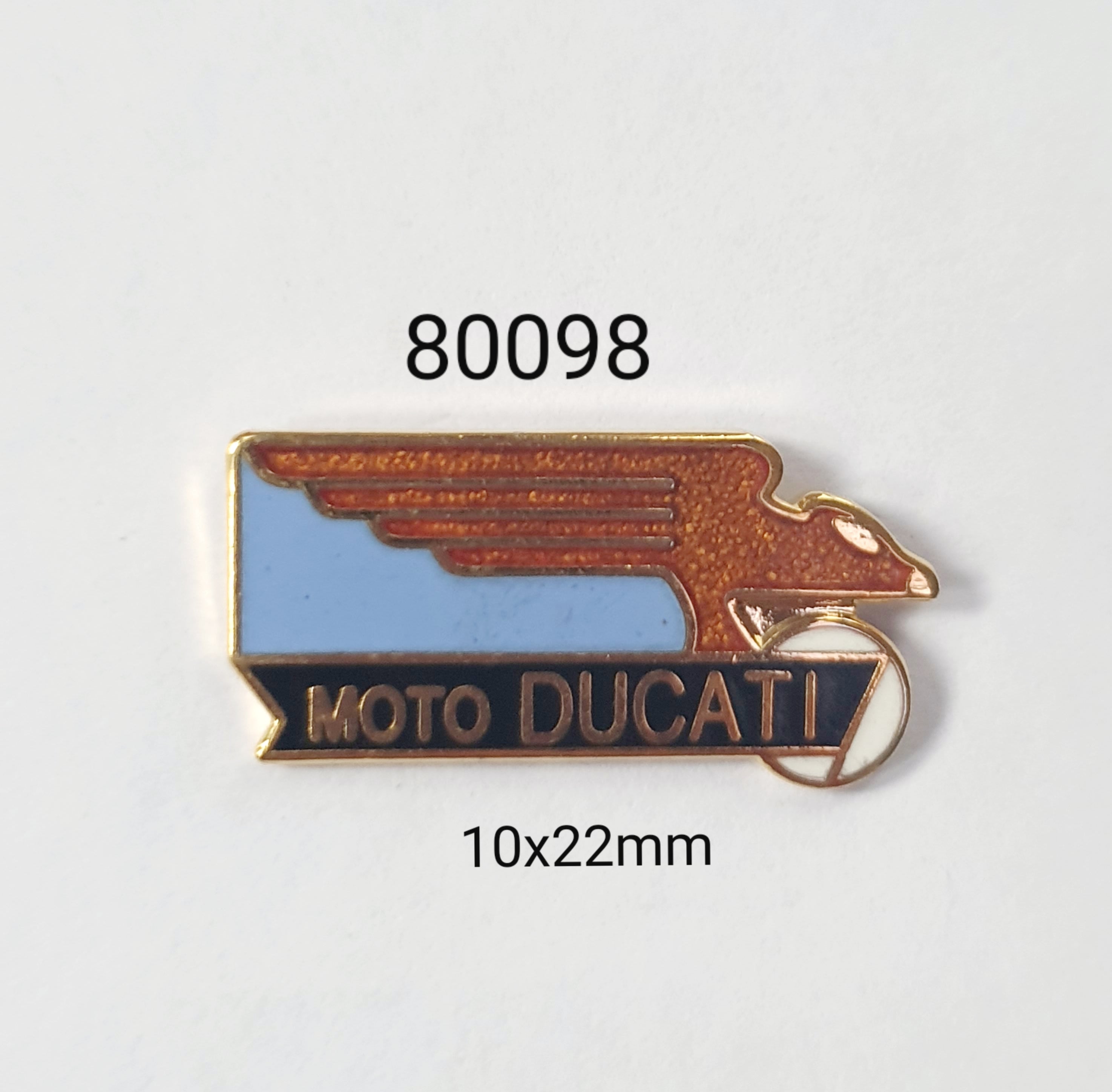 80098 Moto Ducati Small Lapel Pin / Badge