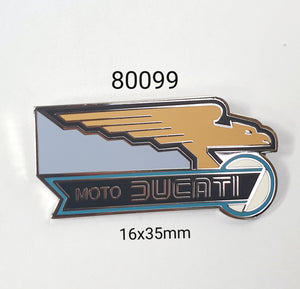 80099 Moto Ducati Large Lapel Pin / Badge