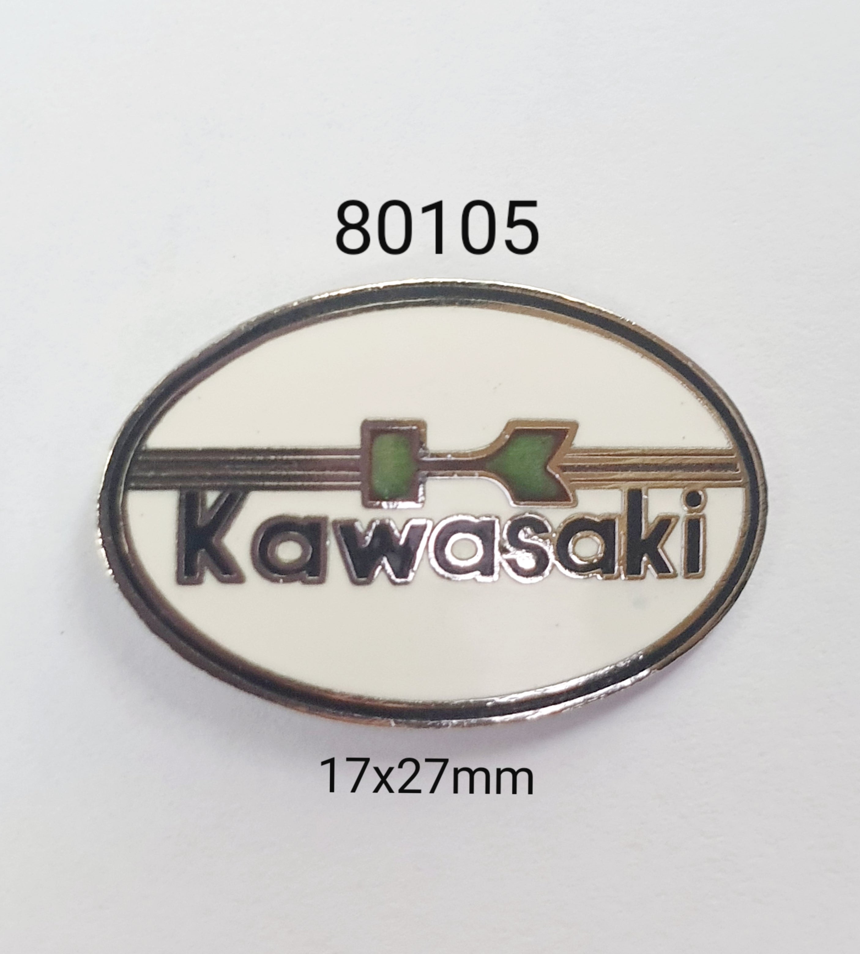 80105 Kawasaki Oval Lapel Pin / Badge