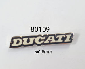 80109 Ducati Script Lapel Pin / Badge