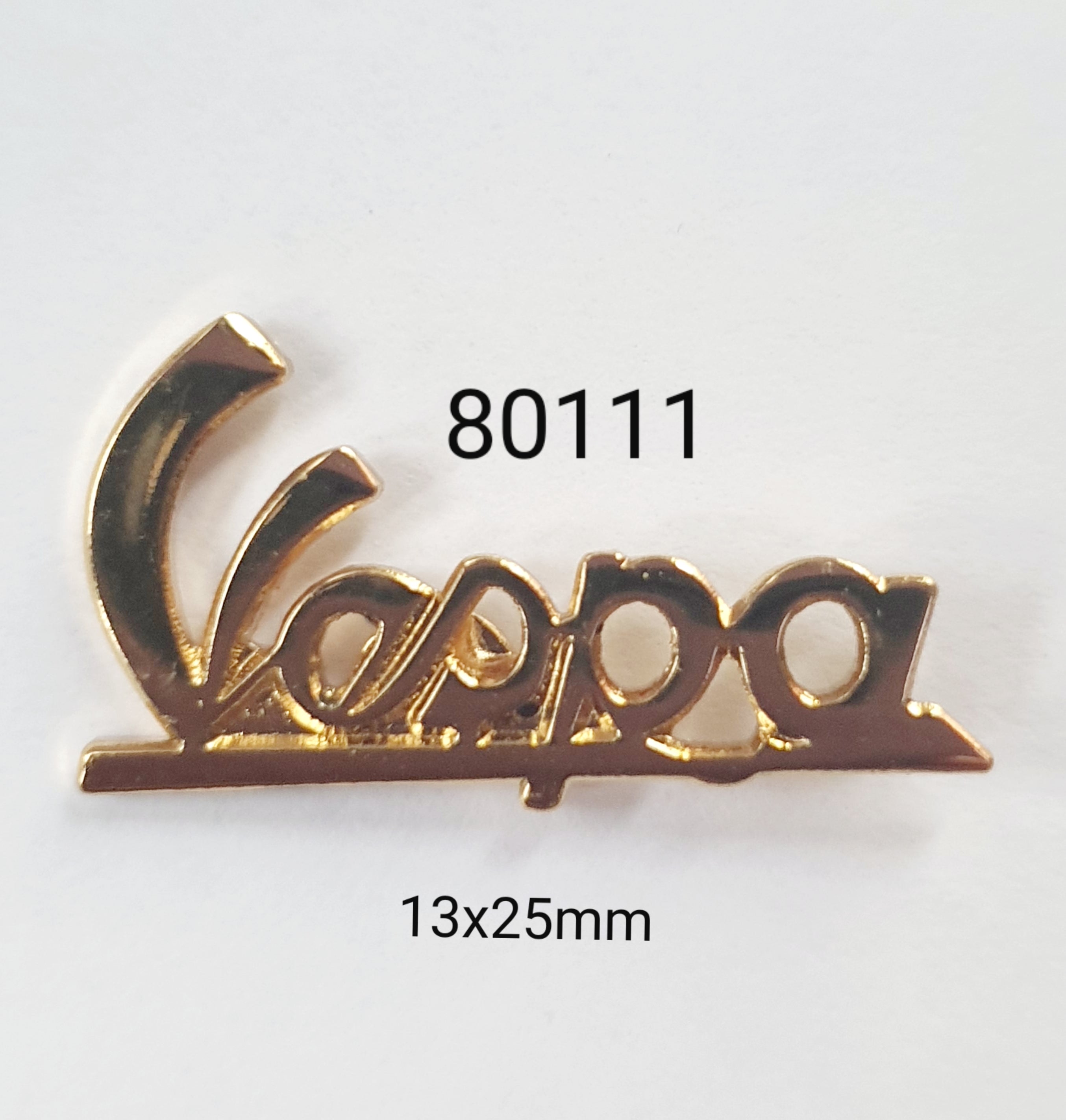 80111 Vespa Script Lapel Pin / Badge