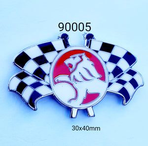 90005 Holden Race Flags Lapel Pin / Badge