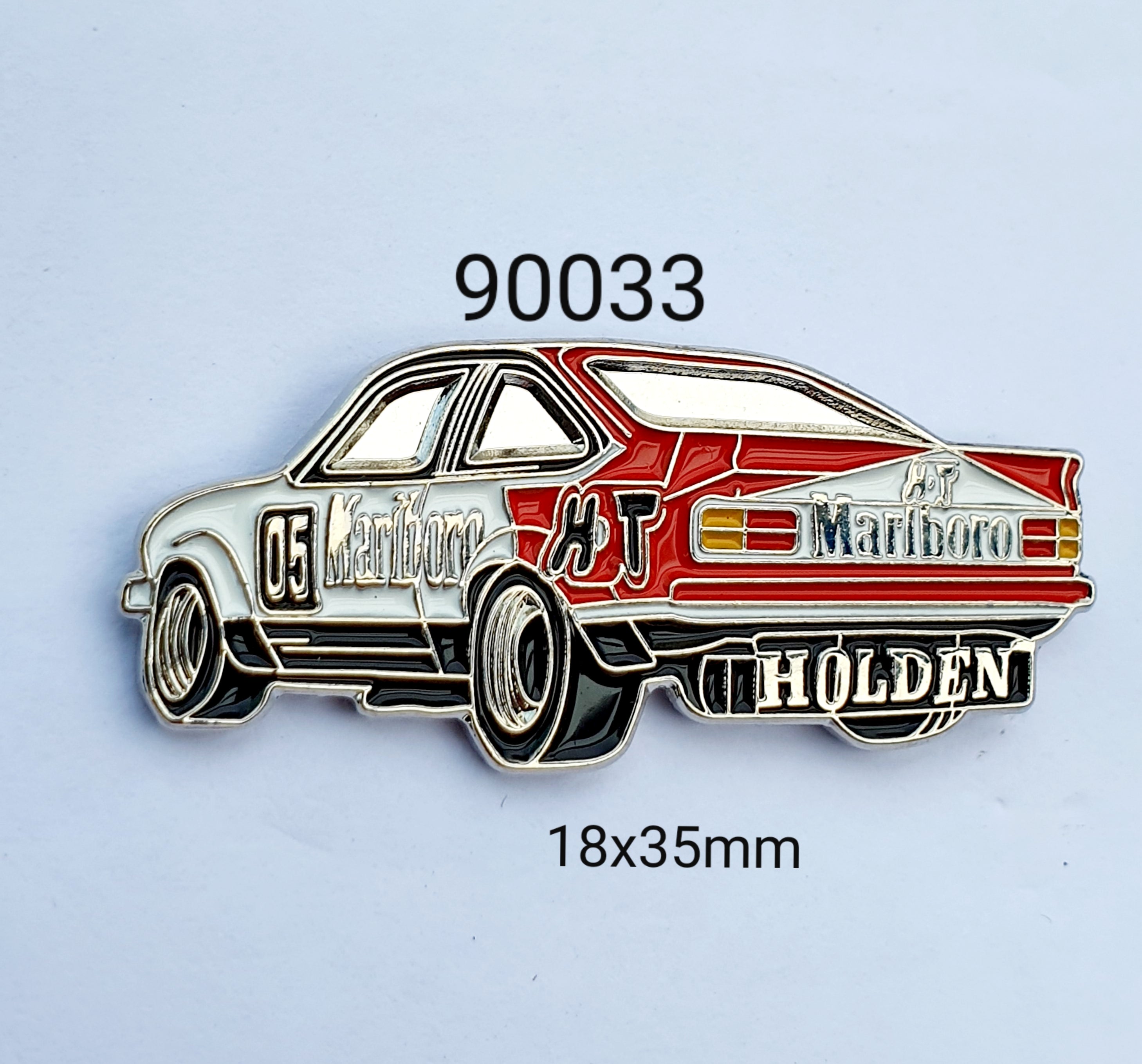 90033 Peter Brock Rear View Lapel Pin / Badge