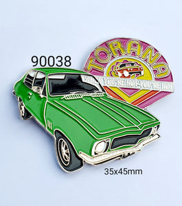 90035 Torana 'When you're Hot you're Hot'  Lapel Pin / Badge