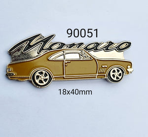 90050 Monaro with Script Lapel Pin / Badge