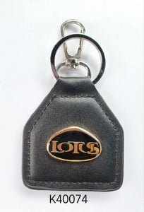 K40074 Lotus Black Key Ring