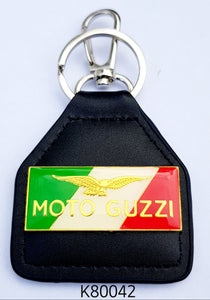 K80042 Moto Guzzi Tri Colour Key Ring