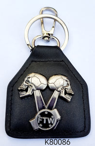 K80086 FTW Twin Heads Key Ring