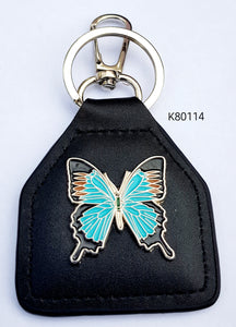 K80014 Lady Biker Butterfly Key Ring