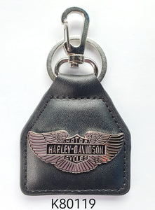 K80119 Harley Davidson Silver Key Ring
