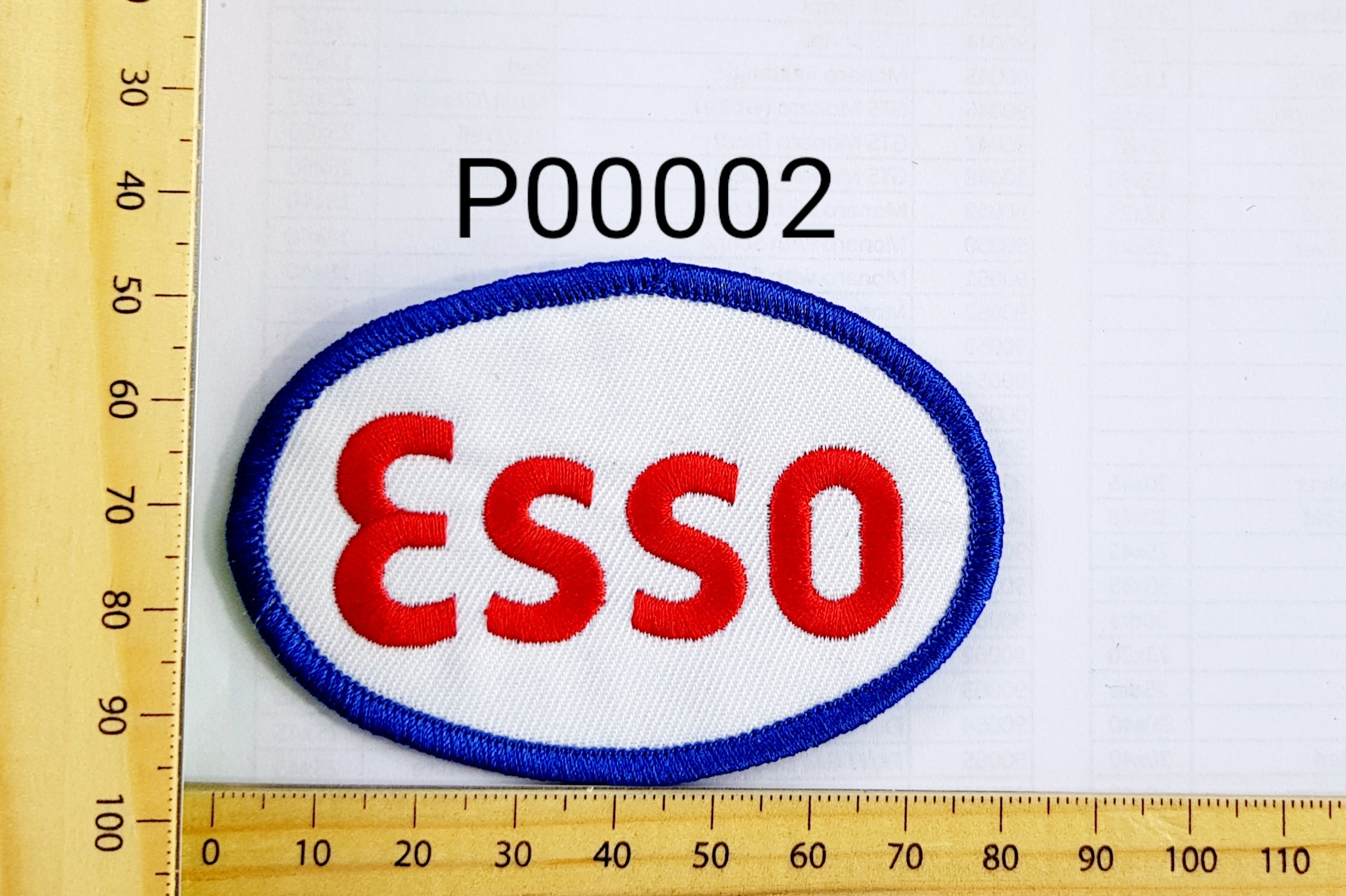 P00002 Esso Iron On Cloth Patch