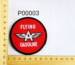 P00003 Flying A Gasoline Iron On Cloth Patch