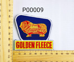 P00009 Golden Fleece Ram Iron On Cloth Patch