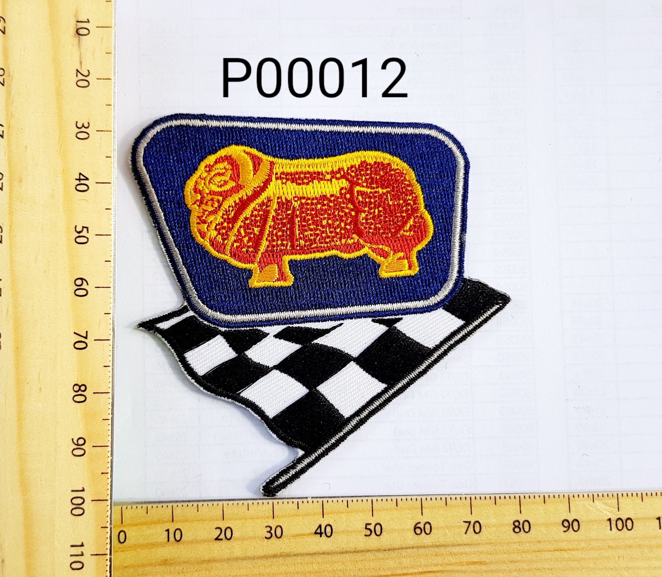 P00012 Golden Fleece Flag Iron On Cloth Patch