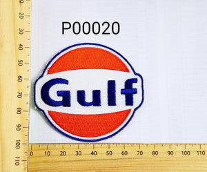 P00020 Gulf Iron On Cloth Patch