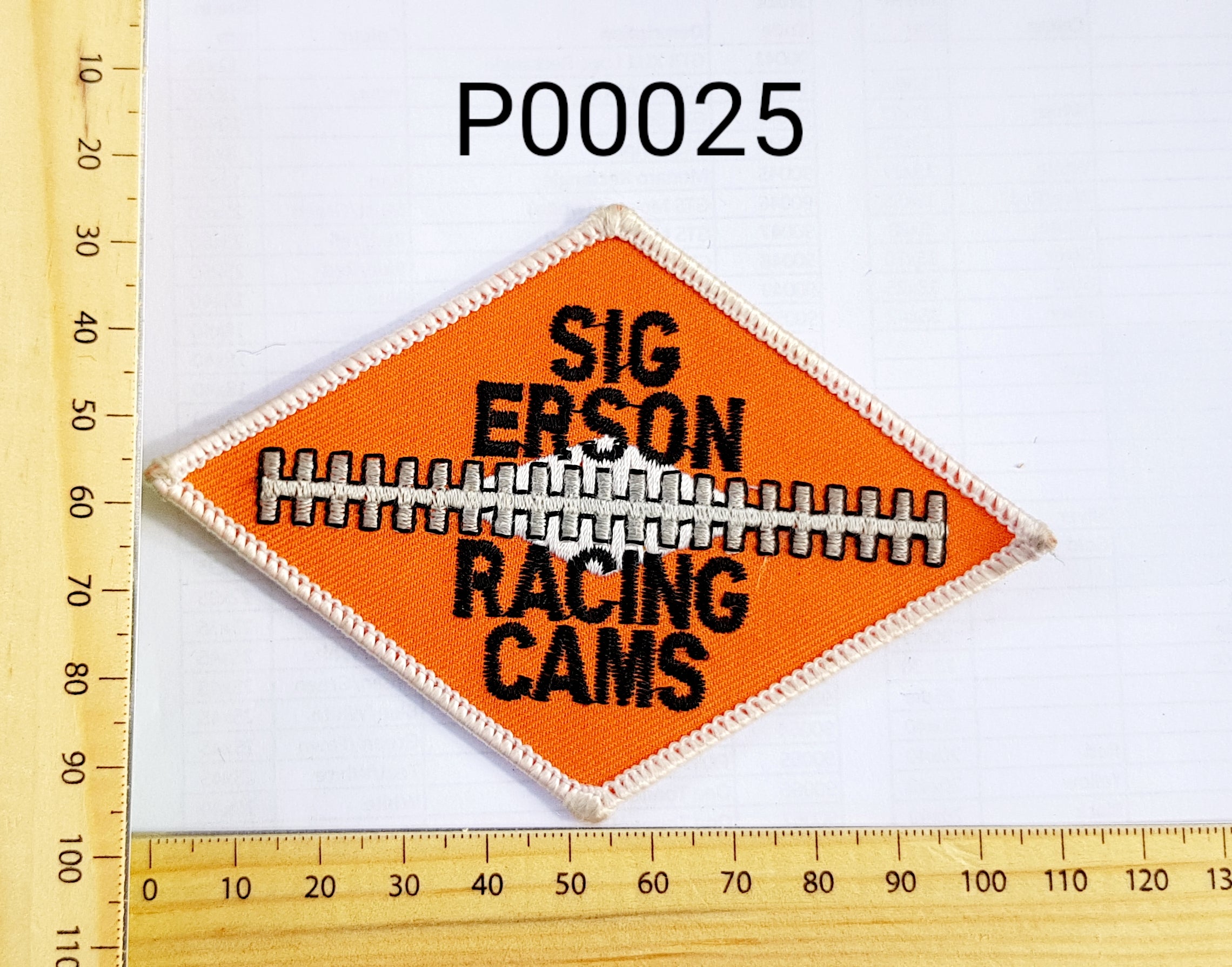 P00025 Sig Erson Iron On Cloth Patch