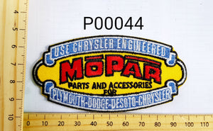 P00044 Mopar Parts & Accessories Iron On Cloth Patch