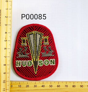 P00085 Hudson Iron On Cloth Patch