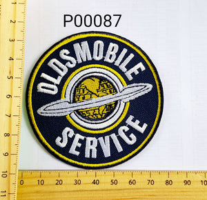 P00087 Oldsmobile Service Iron On Cloth Patch