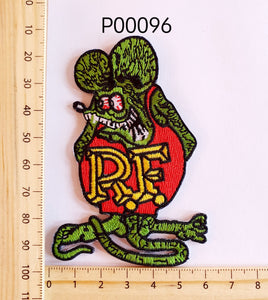 P00096 Ratfink Iron On Cloth Patch