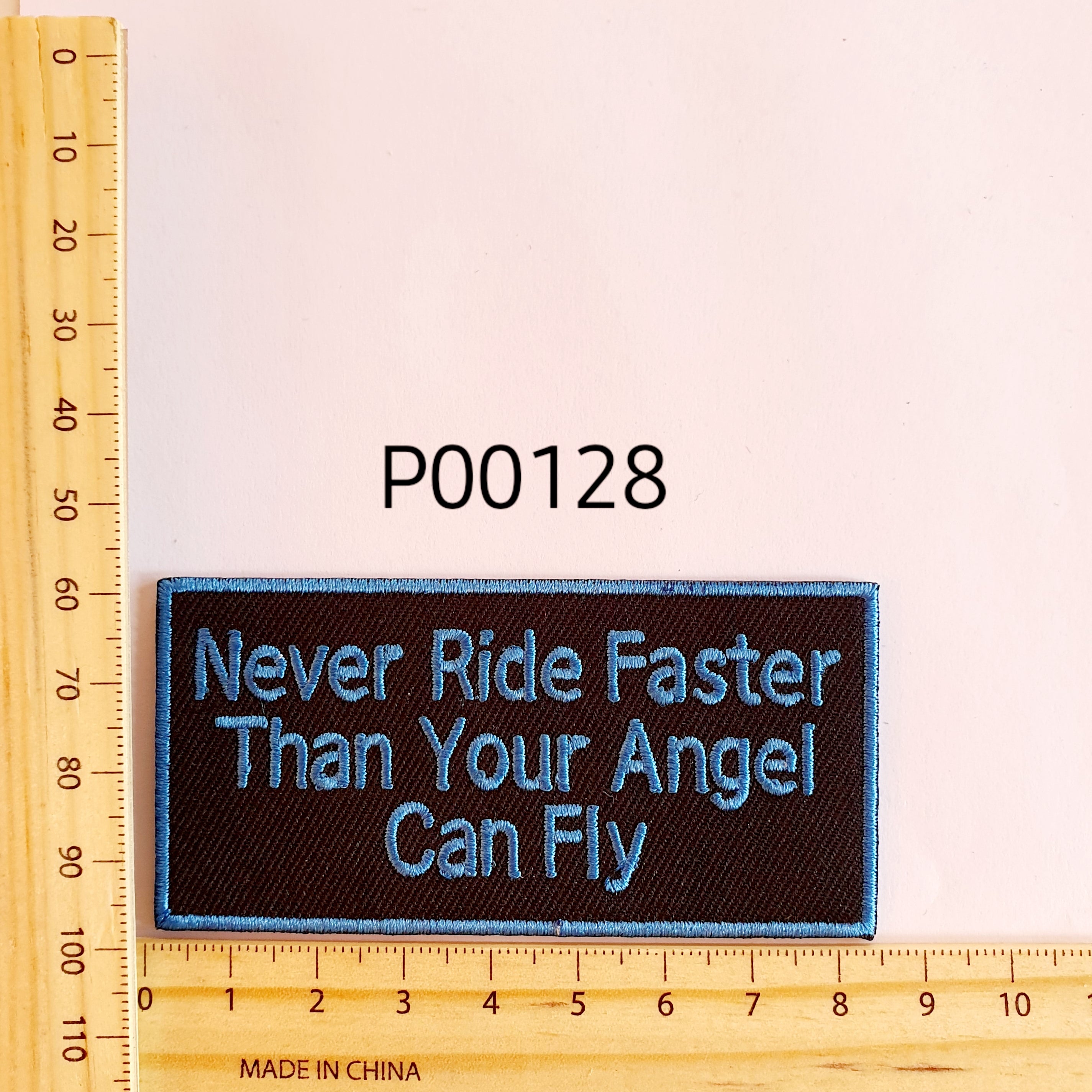 P00128 Angel can fly Iron On Cloth Patch