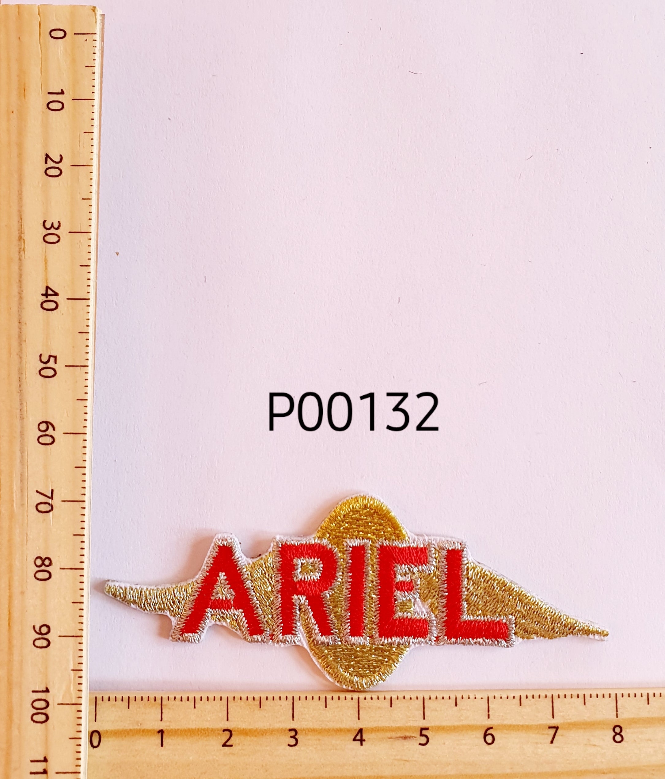 P00132 Ariel Iron On Cloth Patch