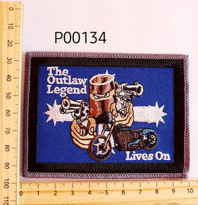 P00134 Ned Kelly Legend Iron On Cloth Patch