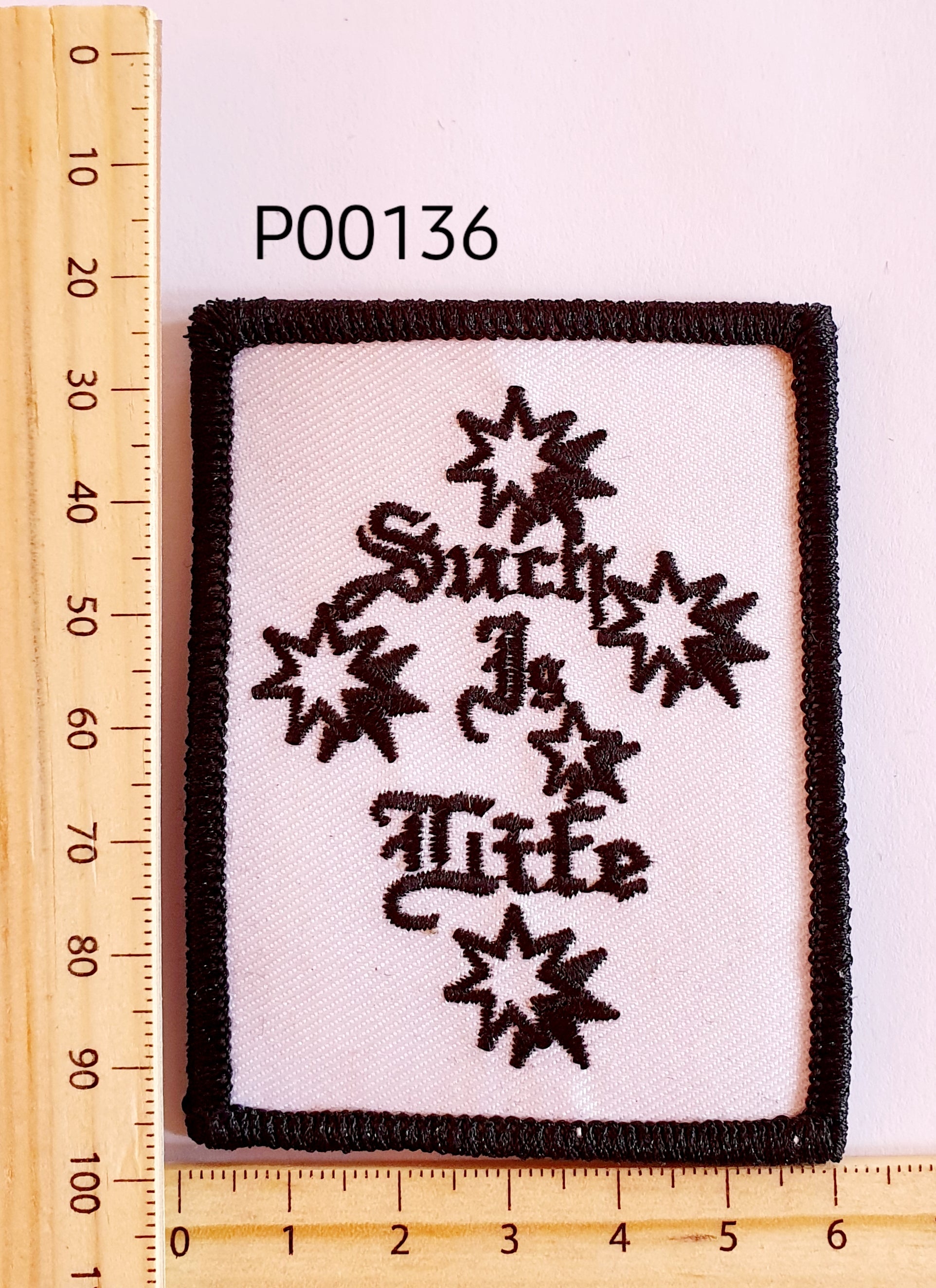 P00136 Ned Kelly Such Is Life Iron On Cloth Patch