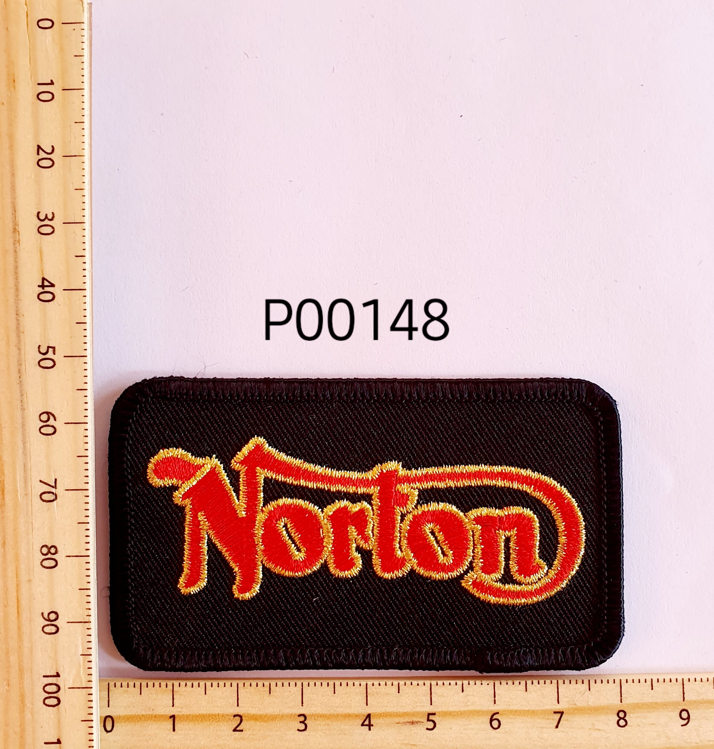 P00148 Norton Iron On Cloth Patch