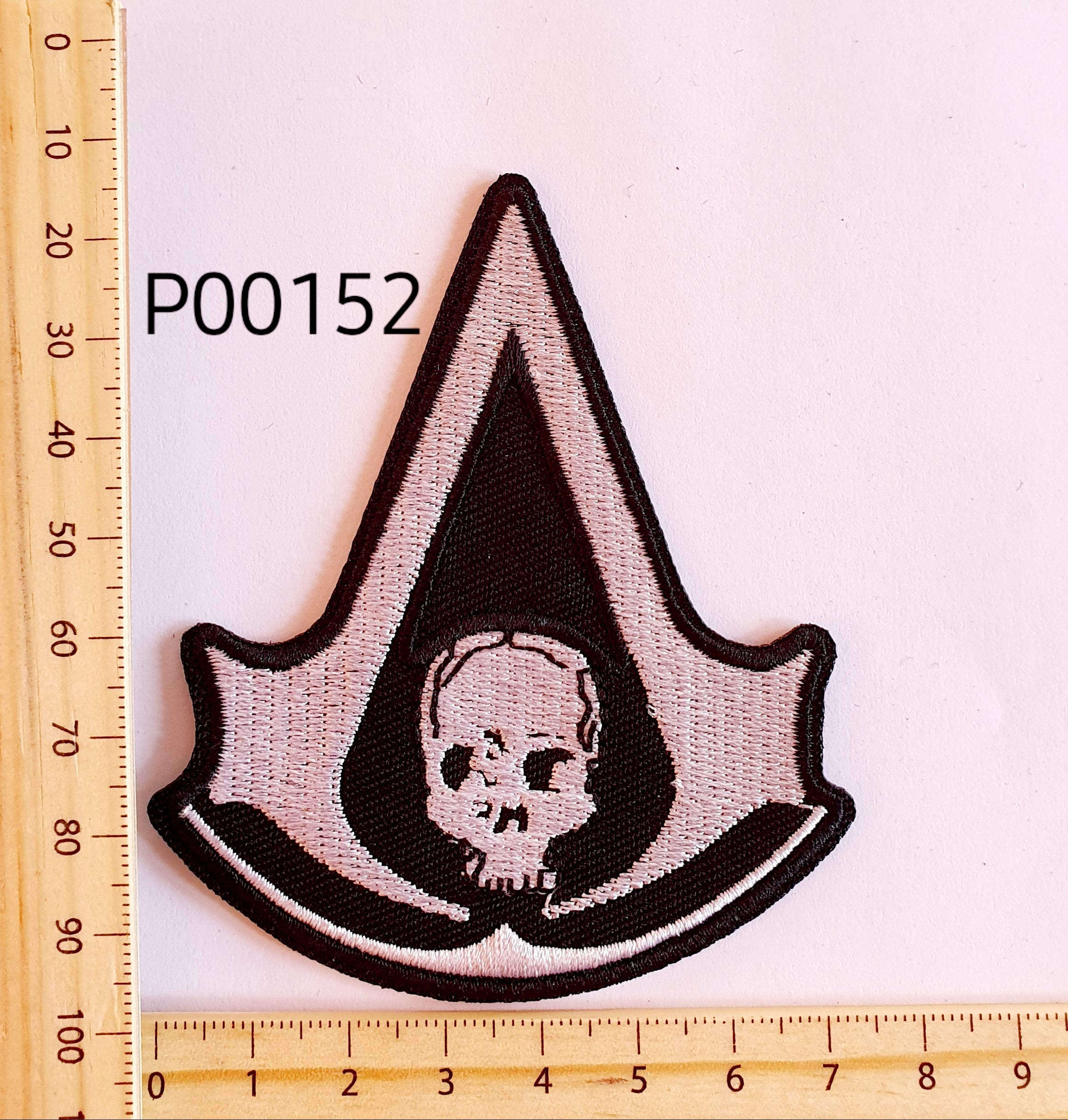 P00152 Biker Iron On Cloth Patch