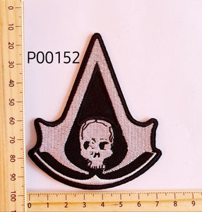P00152 Biker Iron On Cloth Patch