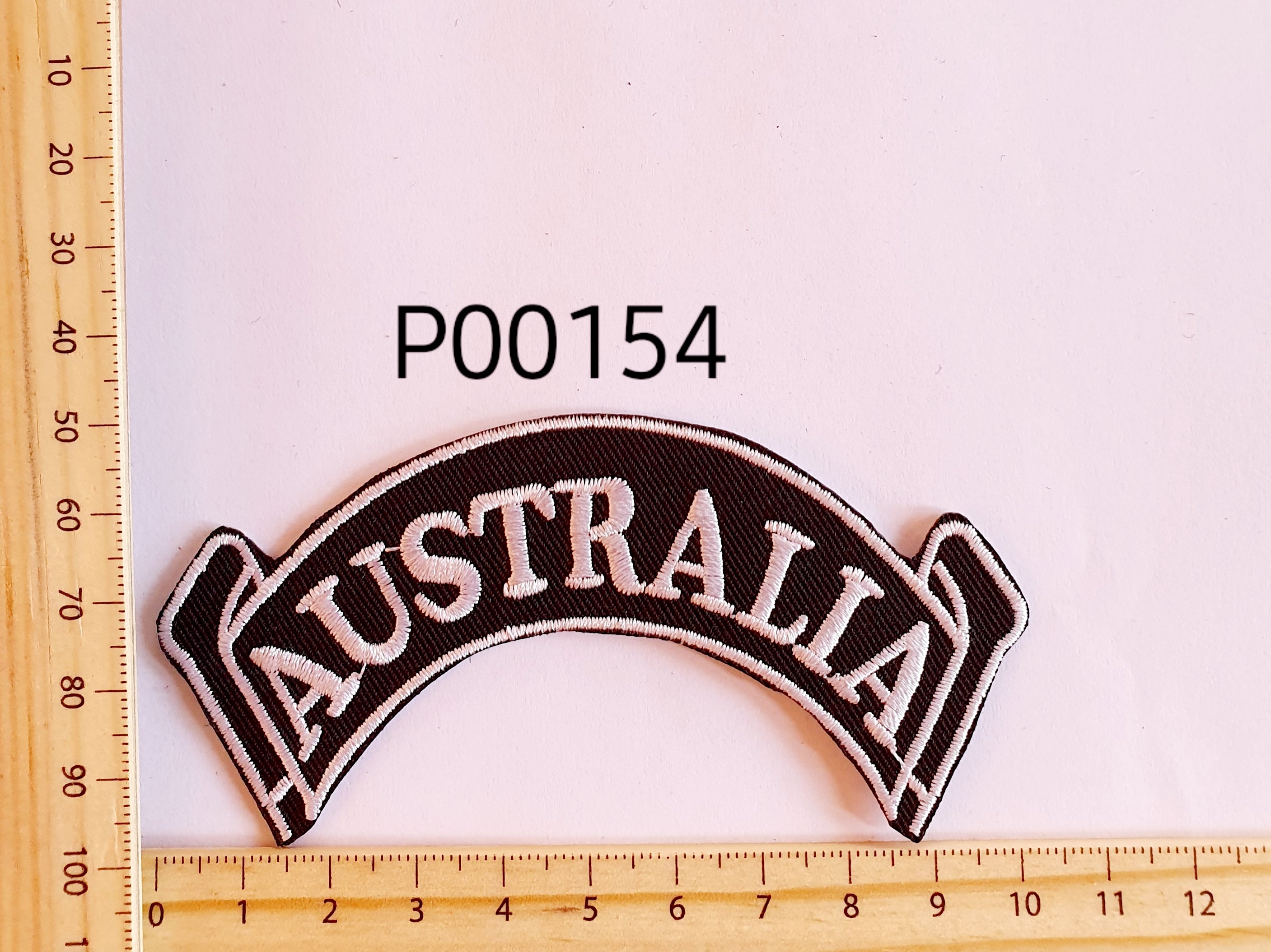 P00154 Australia Scroll Iron On Cloth Patch