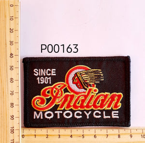 P00163 Indian Rect Iron On Cloth Patch