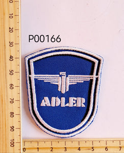 P00166 Adler Iron On Cloth Patch