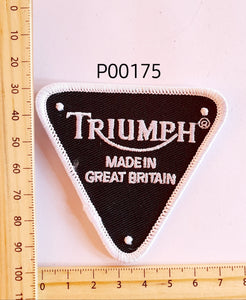 P00175 Triumph Triangle Iron On Cloth Patch