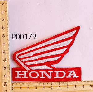 P00179 Honda Wings Iron On Cloth Patch