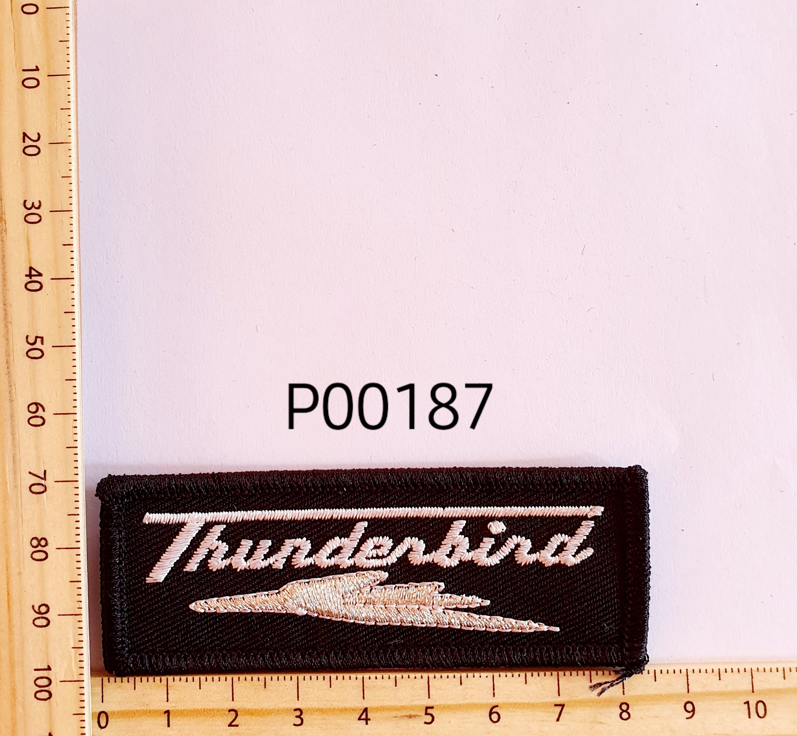 P00187 Thunderbird Iron On Cloth Patch