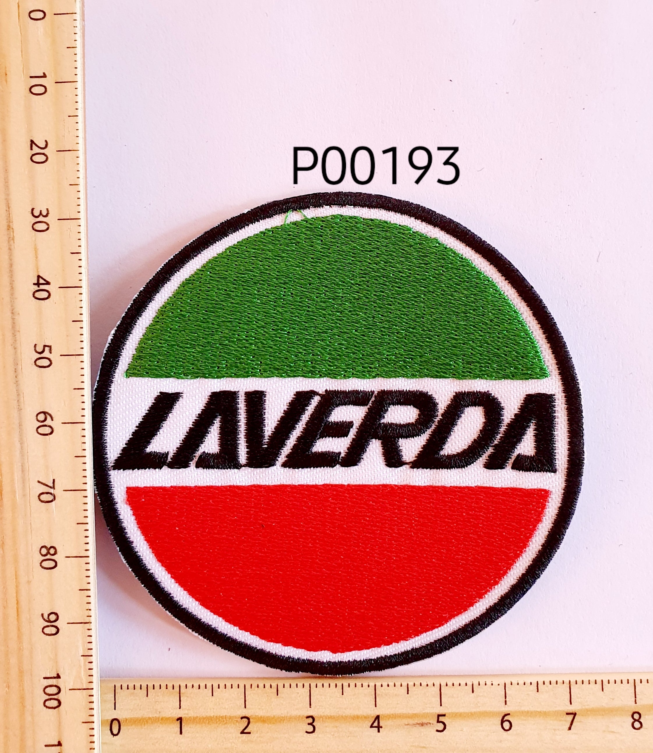 P00193 Laverda Iron On Cloth Patch