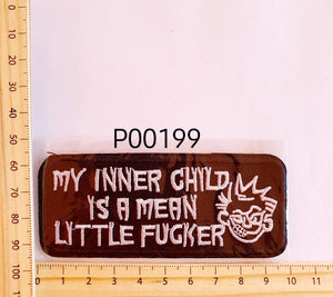 P00199 Inner Child Iron On Cloth Patch