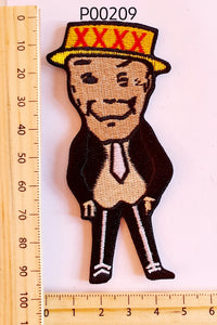 P00209 XXXX Man Iron On Cloth Patch