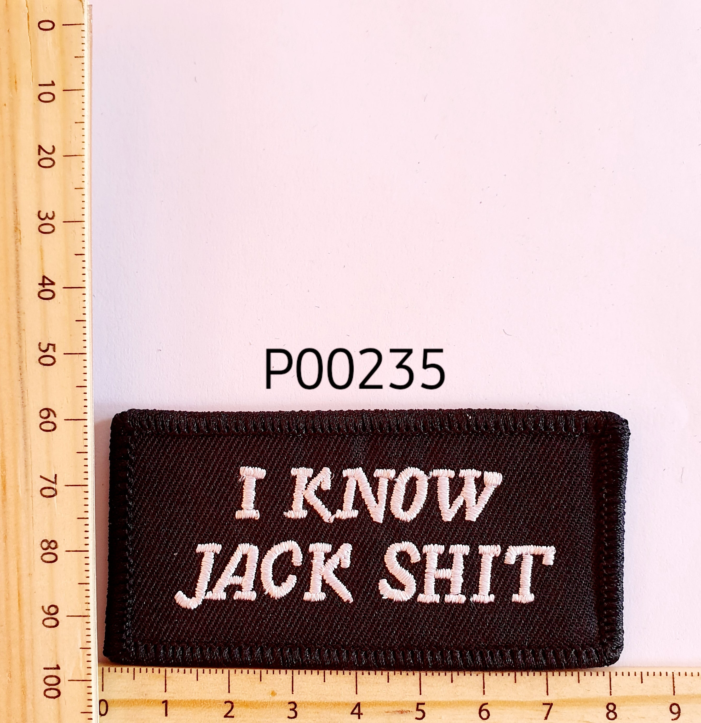 P00235 Jack Shit Cloth Patch