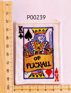 P00239 King of ....... Cloth Patch