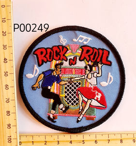 P00249 Rock & Roll Cloth Patch