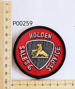 P00259 Holden Sales & Service Iron On Cloth Patch