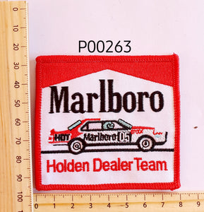 P00263 Marlboro HDT Iron On Cloth Patch