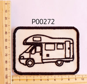 P00272 RV Motorhome Iron On Cloth Patch