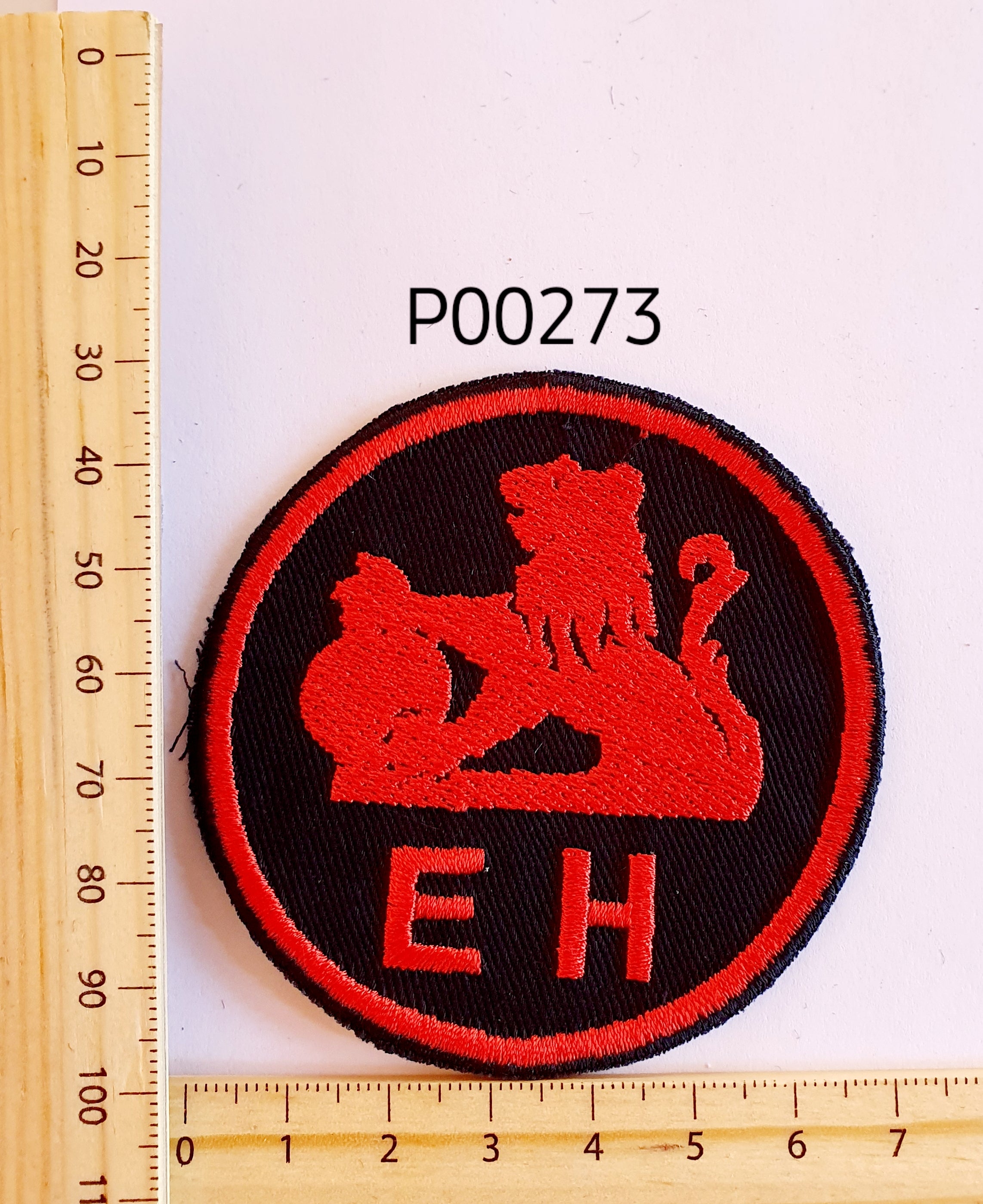 P00273 EH Iron On Cloth Patch