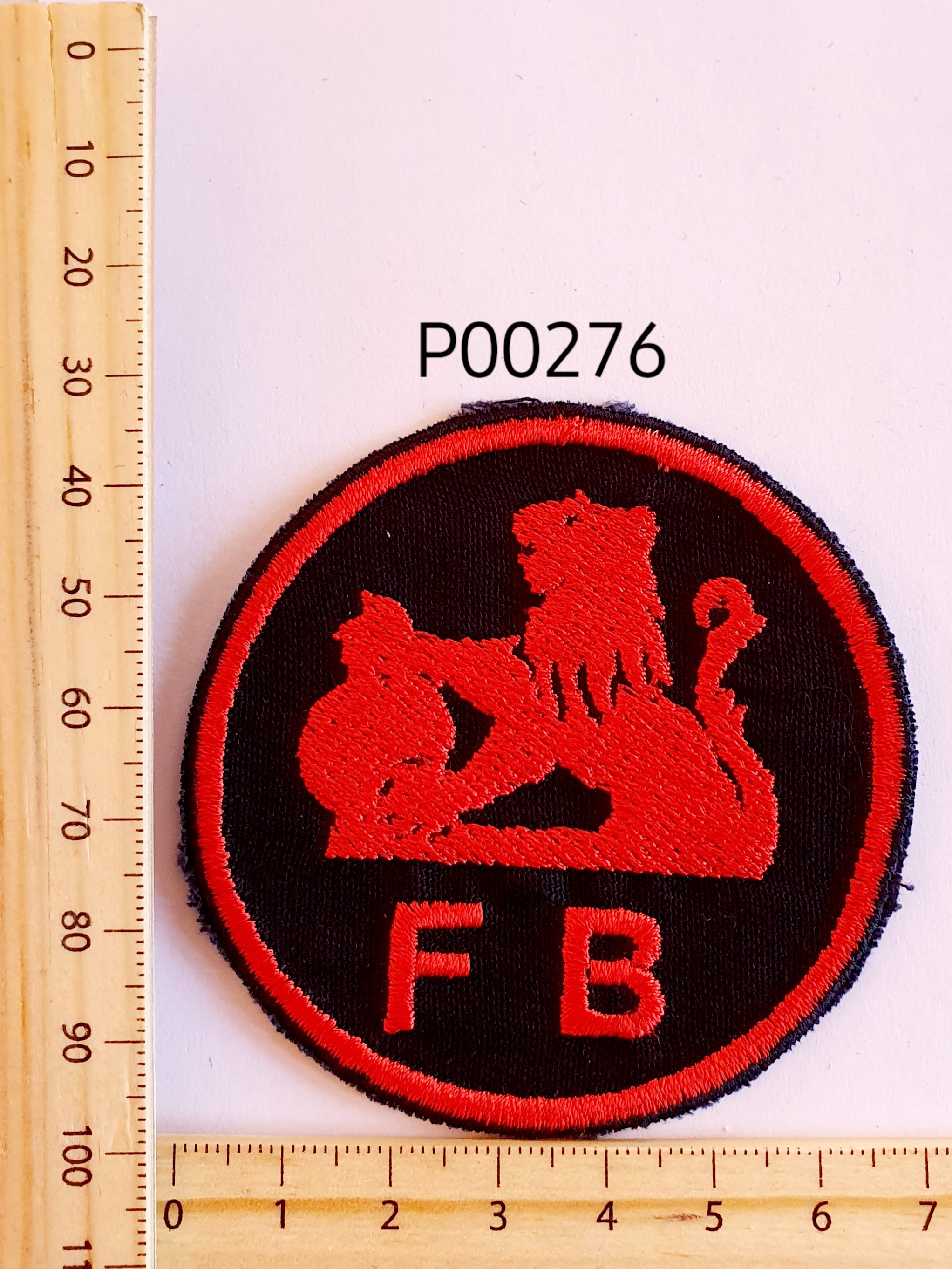 P00276 FB Iron On Cloth Patch