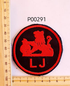 P00291 LJ Iron On Cloth Patch